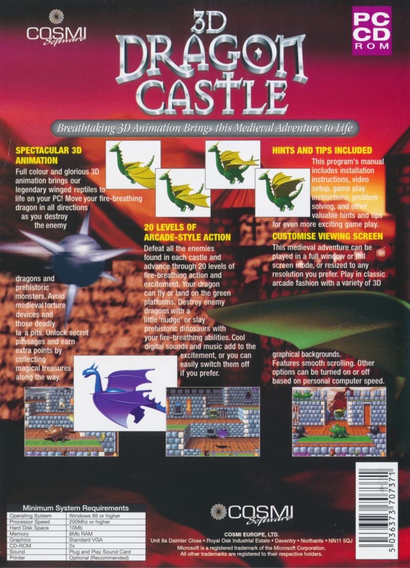 3D Dragon Castle (MacOS, Windows) (gamerip) (1999) MP3 - Download 3D Dragon  Castle (MacOS, Windows) (gamerip) (1999) Soundtracks for FREE!