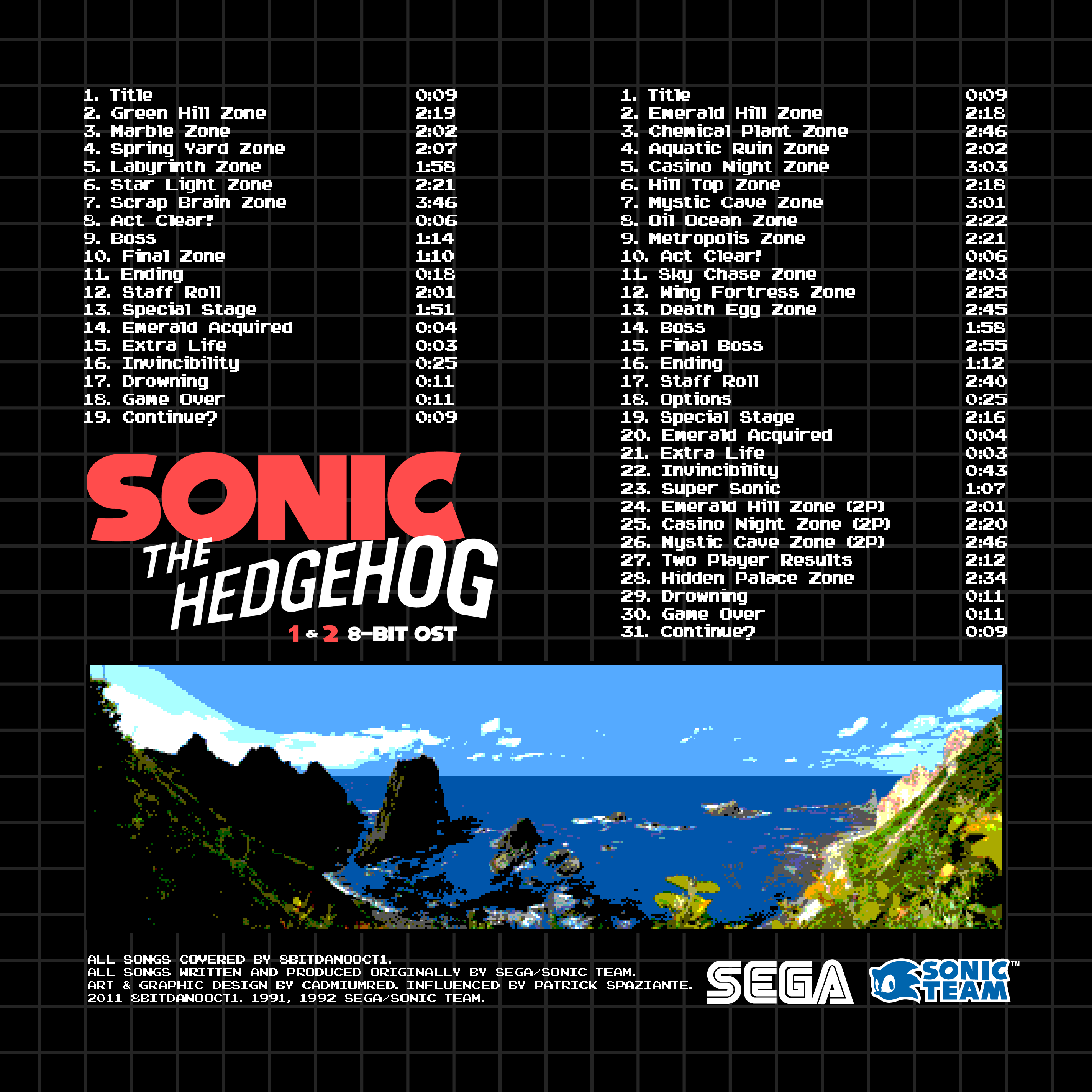 Sonic the Hedgehog 1 & 2 8-Bit OST (2011) MP3 - Download Sonic the Hedgehog  1 & 2 8-Bit OST (2011) Soundtracks for FREE!